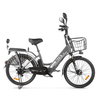Электровелосипед Green City Gelbert ALFA 1 ST Серый