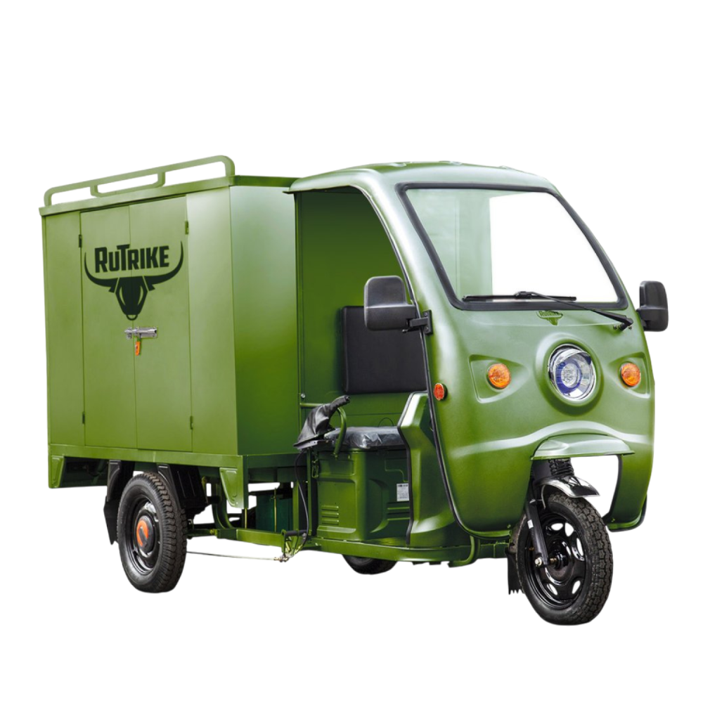  Грузовой электротрицикл Rutrike КАРГО 1500 60V1000W зеленый