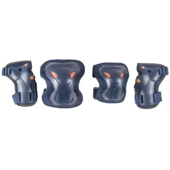 Набор защиты Tech Team Safety line 600, цвет синий (размер S)