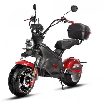 Электроскутер CityCoco WHITE SIBERIA BLACK SEA (RED) 5000W